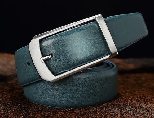 Cowhide Men Leather Belt for Jeans